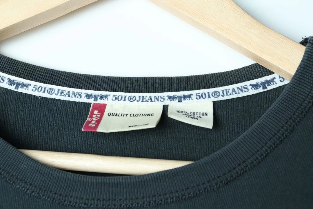 (L-XL) 리바이스 긴팔티셔츠 에이징 501 근본 이미지