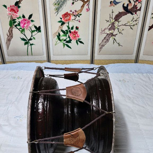 연습용 장구북 법사북 법사장구 고장 이미지