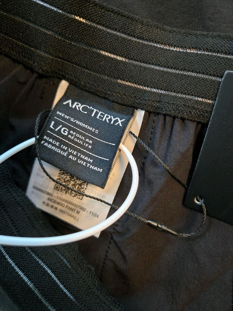 아크테릭스 남성 인센도 팬츠 블랙 이미지