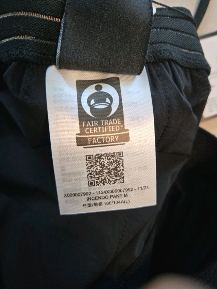 아크테릭스 남성 인센도 팬츠 블랙 이미지