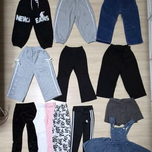 여아옷 바지 9호.11호 일괄 이미지