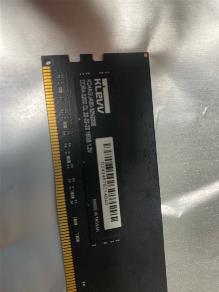 (무료배송)KLEVV 램 DDR4 3200 32GB(16x2)RAM 이미지