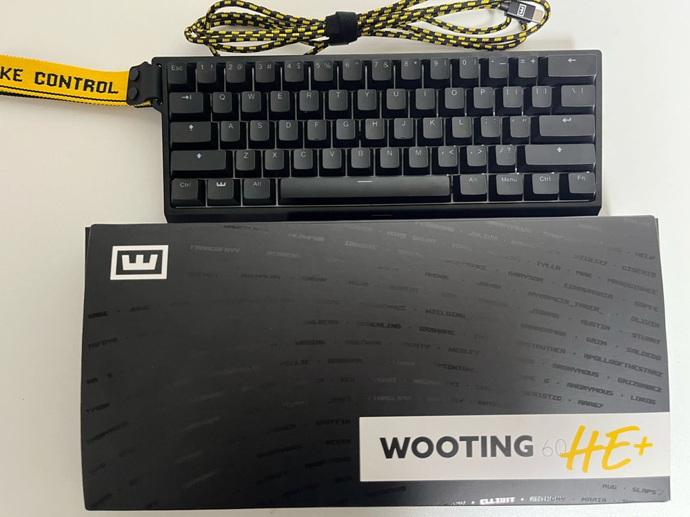 우팅 wooting 60he+ 래피드 트리거 키보드 이미지