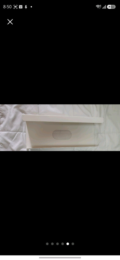 멀티탭 선반 거치대 무타공 정리함 트레이 보관함 선정리 전선 케이블 + 벨크로 타이 이미지