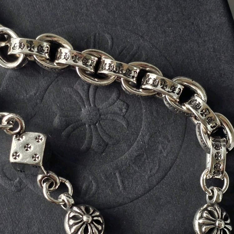 크롬하츠 다이스 희귀 커스텀 팔찌 이미지