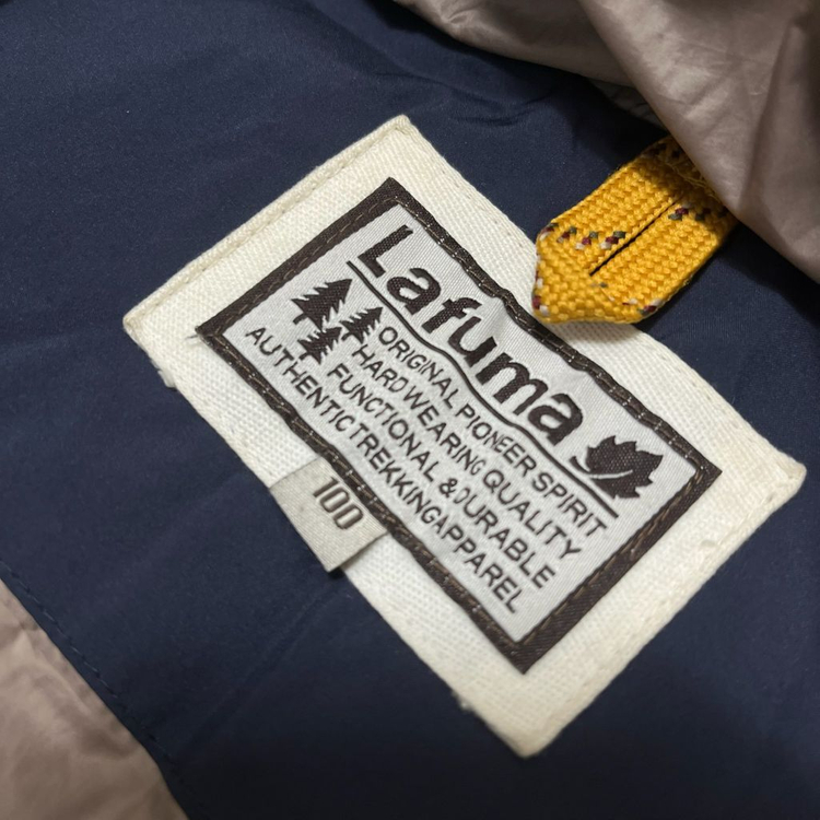 라푸마 구스다운 후드 롱패딩 점퍼 [네이비] L/100 이미지