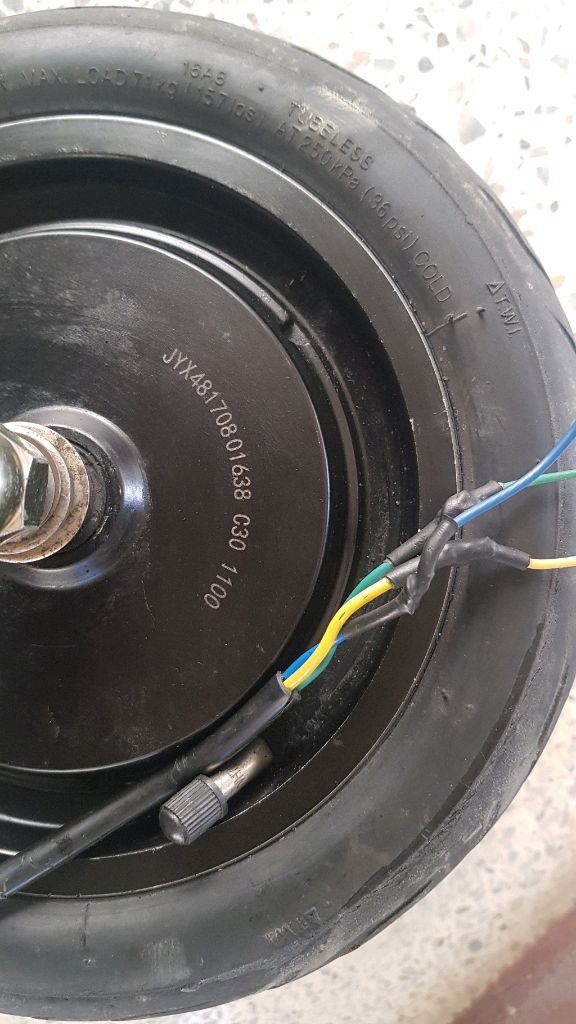 전동 킥보드 모터 휠 48V 1100W 이미지