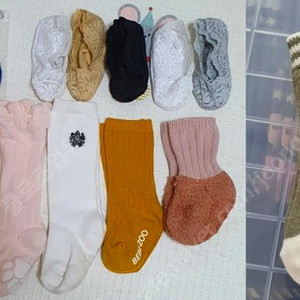 출산준비물 방한용품 신생아 수면조끼 헤어 신발 이미지