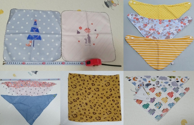 출산준비물 방한용품 신생아 수면조끼 헤어 신발 이미지