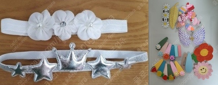 출산준비물 방한용품 신생아 수면조끼 헤어 신발 이미지