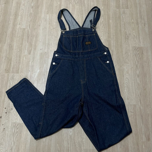 스몰버드 워크웨어 오버롤 생지 데님 멜빵바지 [진청] M 이미지