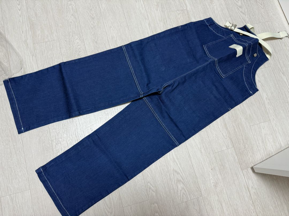 어쩌면잘 청멜빵바지 140 새상품 이미지