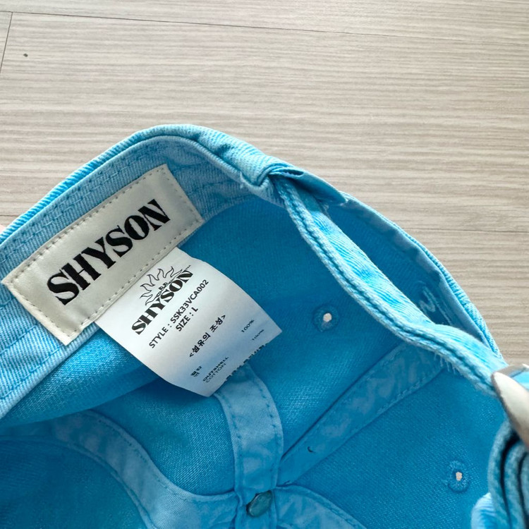 새상품 샤이선 키즈 캡 모자 블루 L 이미지