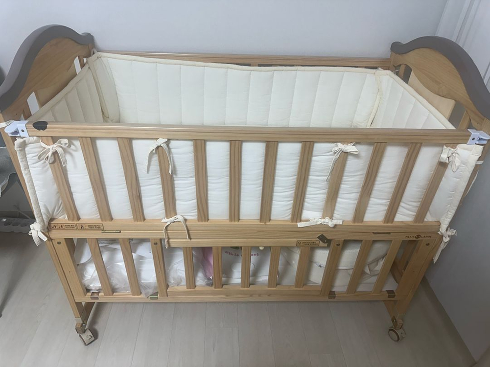 쁘띠라뱅 도모 아기침대 라지 사이즈 이미지