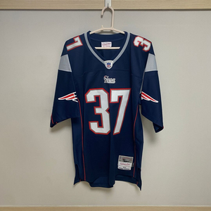 미국프로야구팀 선수 유니폼 37번[ L ] 미첼앤네스 NFL 패트리어츠 어센틱 져지 이미지