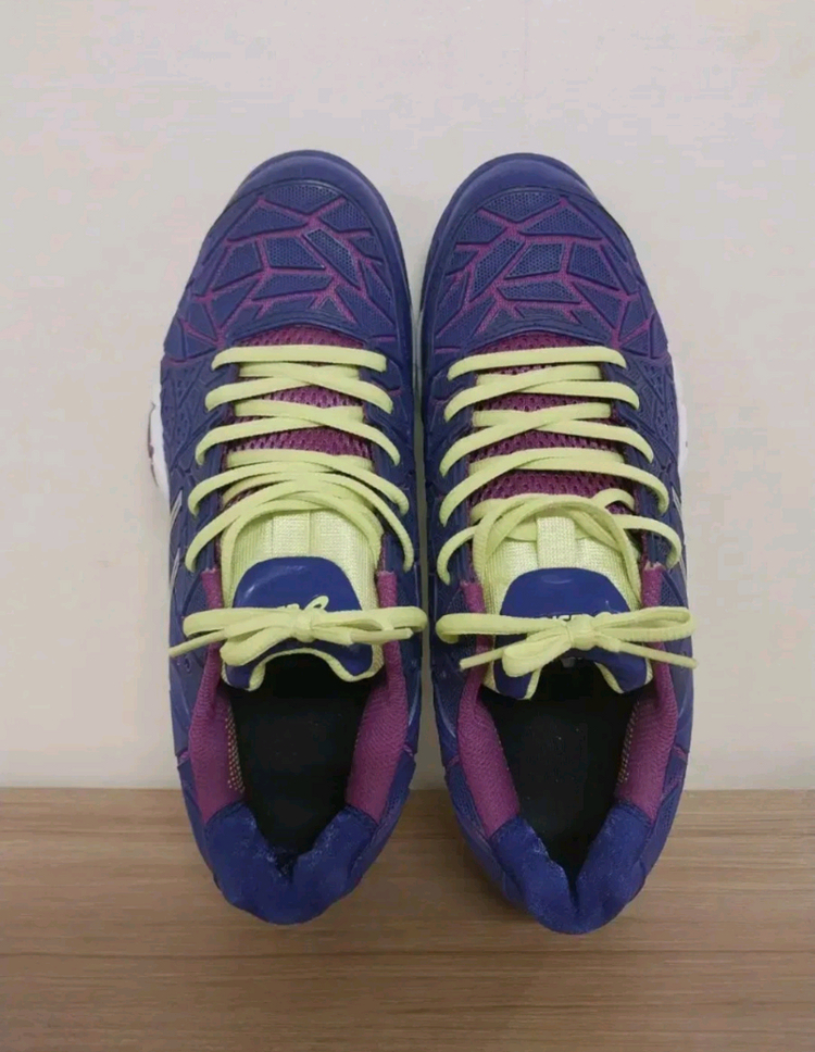 여성 아식스 젤 파이어블라스트 배드민턴화, 운동화 (255) 이미지