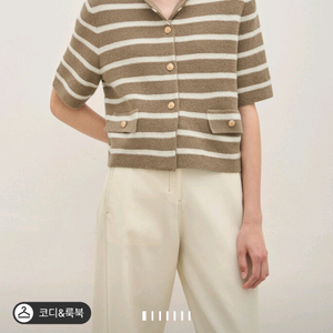 더캐시미어 캐시미어 하프 슬리브 자켓 랑방 마인 타임 오브제 시스템 sjsj 이미지