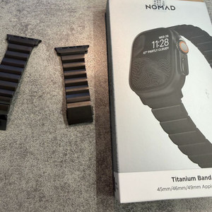 노마드 애플워치 울트라 티타늄 스트랩 2세대(블랙) 판매 이미지