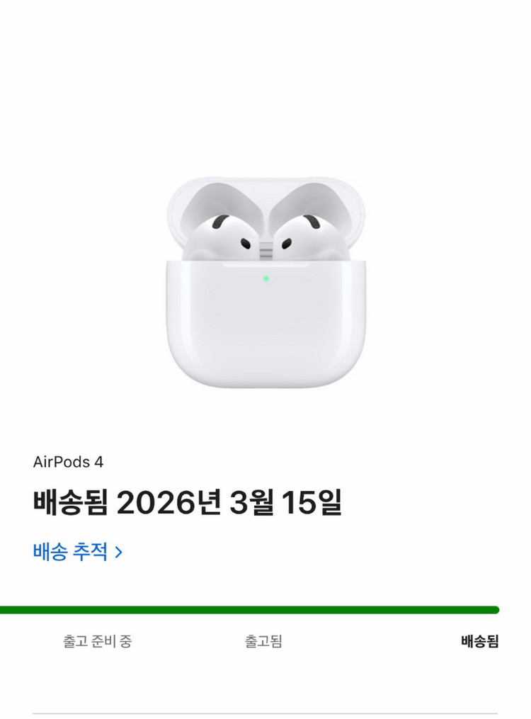 인천 미개봉 애플 에어팟4 일반모델(노캔X) 판매 애플공홈구매 Apple Airpods4 4세대 이미지