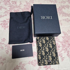 새상품컨디션 디올 오블리크 오거나이저 지갑 이미지