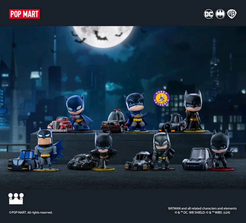 팝마트 DC 배트맨 85주년 기념 한정판 배트맨 & 배트모빌 시리즈 POPMART 팝니다 이미지