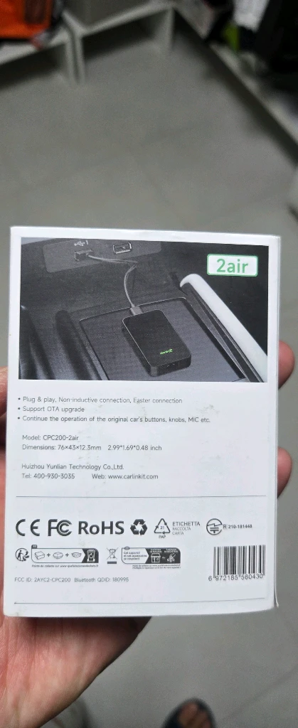 카링킷 5.0 cpc200 2air 무선 안드로이드 어댑터 판매 이미지