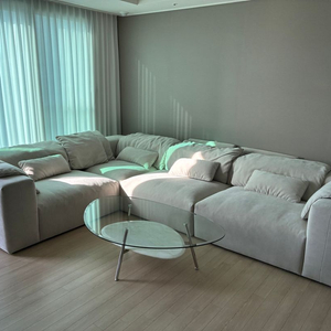 에싸 하바나 와이드 4인 코너 카시미라 바닐라(사정상 좋은가격에 넘깁니다) 이미지