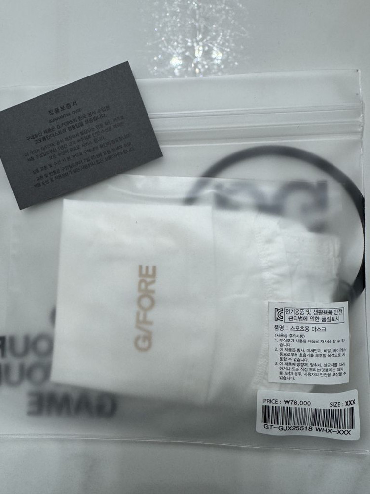 지포어골프 냉감 마스크 햇빛가리개(새상품)마크앤로나페어라이어사우스케이프유타풋조이말본타이틀리스트린드버그pxg비비안어뉴 이미지