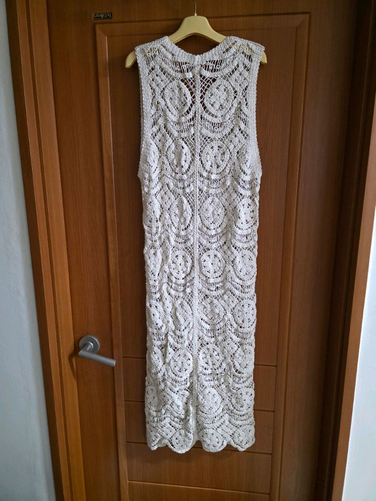 (새상품) 뜨개 롱조끼 가디건 이미지