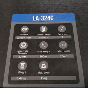 레오포토 아테나 LA-324C 방수방진 카본 삼각대 이미지