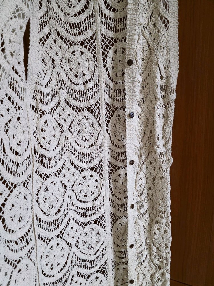 (새상품) 뜨개 롱조끼 가디건 이미지