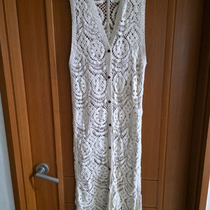 (새상품) 뜨개 롱조끼 가디건 이미지