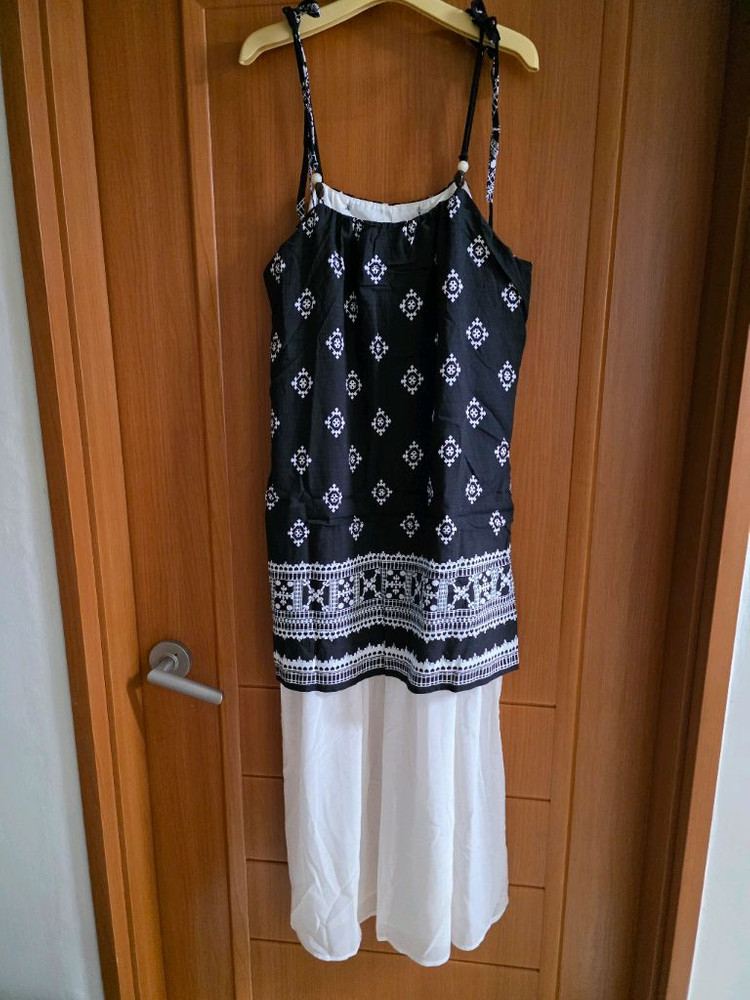 (새상품) 뜨개 롱조끼 가디건 이미지