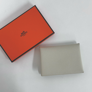 에르메스 칼비 듀오 카드지갑 아이보리 이미지