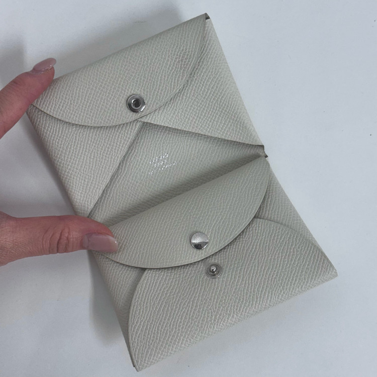 에르메스 칼비 듀오 카드지갑 아이보리 이미지