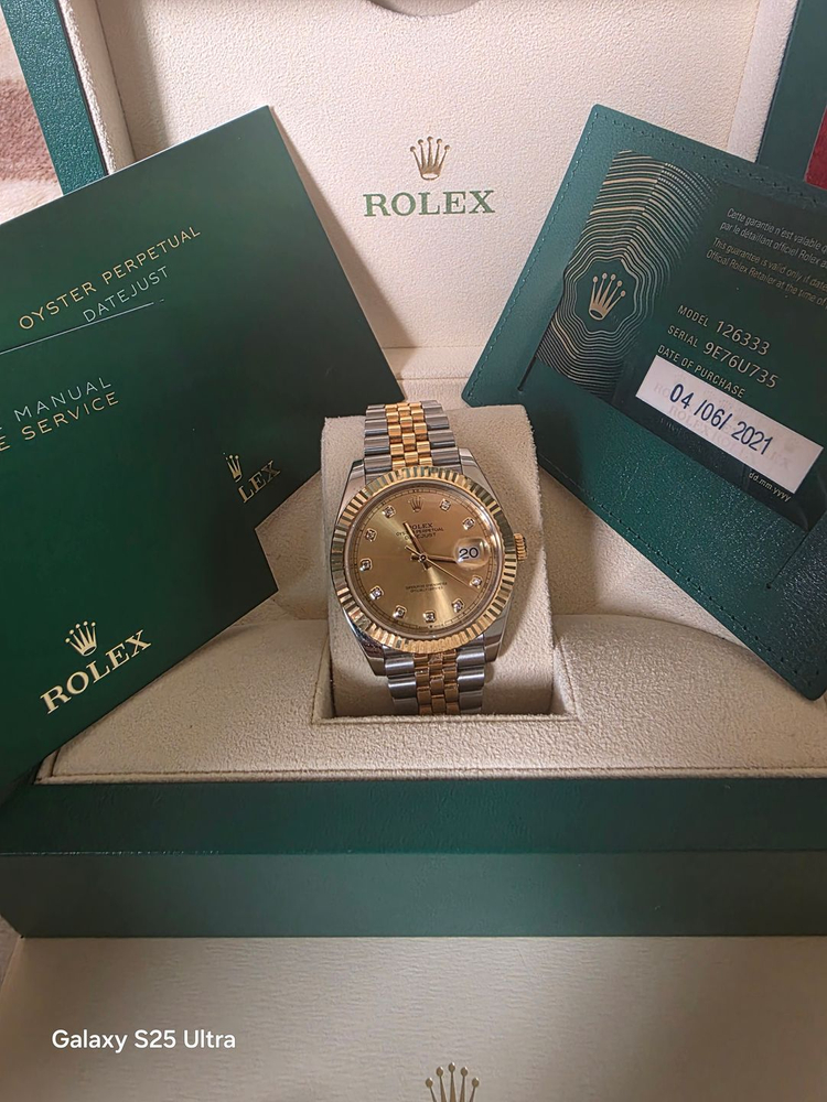 로렉스 데이저스트 콤비 샴페인 10p 41mm 이미지