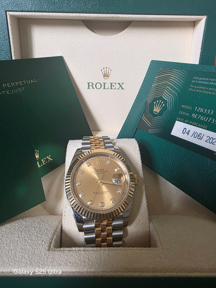 로렉스 데이저스트 콤비 샴페인 10p 41mm 이미지