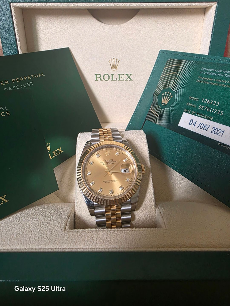 로렉스 데이저스트 콤비 샴페인 10p 41mm 이미지