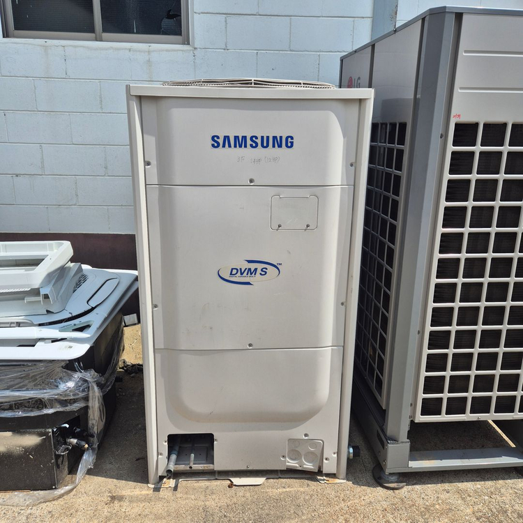 중고에어컨 삼성 25년식 80평 인버터 냉난방겸용 스탠드에어컨 업소용에어컨 에어컨(실외기:18년식) 이미지