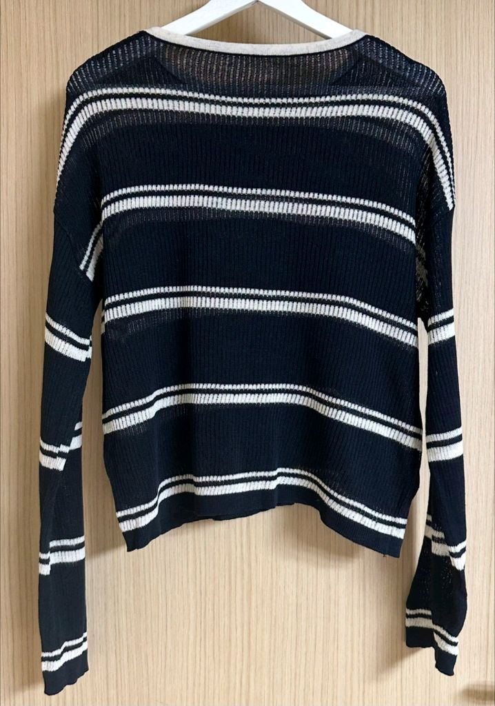 마지막가격 시스루니트 간절기니트 긴팔니트 단가라니트 그물니트 사이즈55-77 이미지