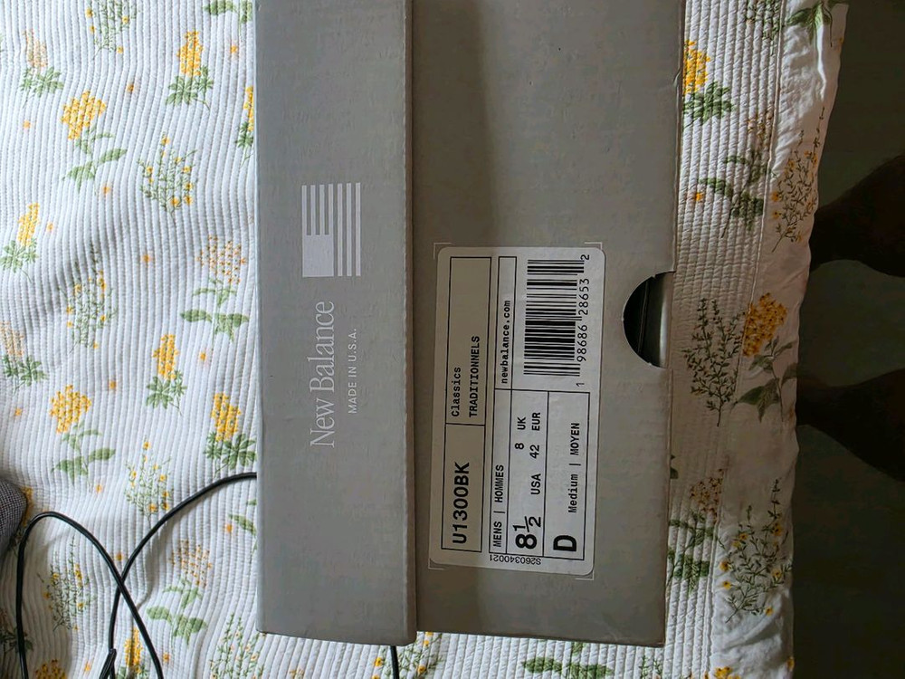 뉴발란스 u1300bk 검은색 265사이즈 새상품 이미지