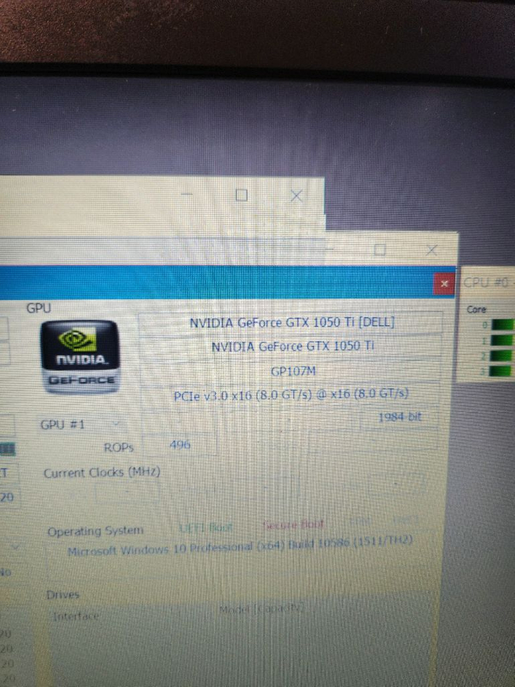 수리용<2977>dell i7 7세대 게이밍 gtx1050ti 이미지