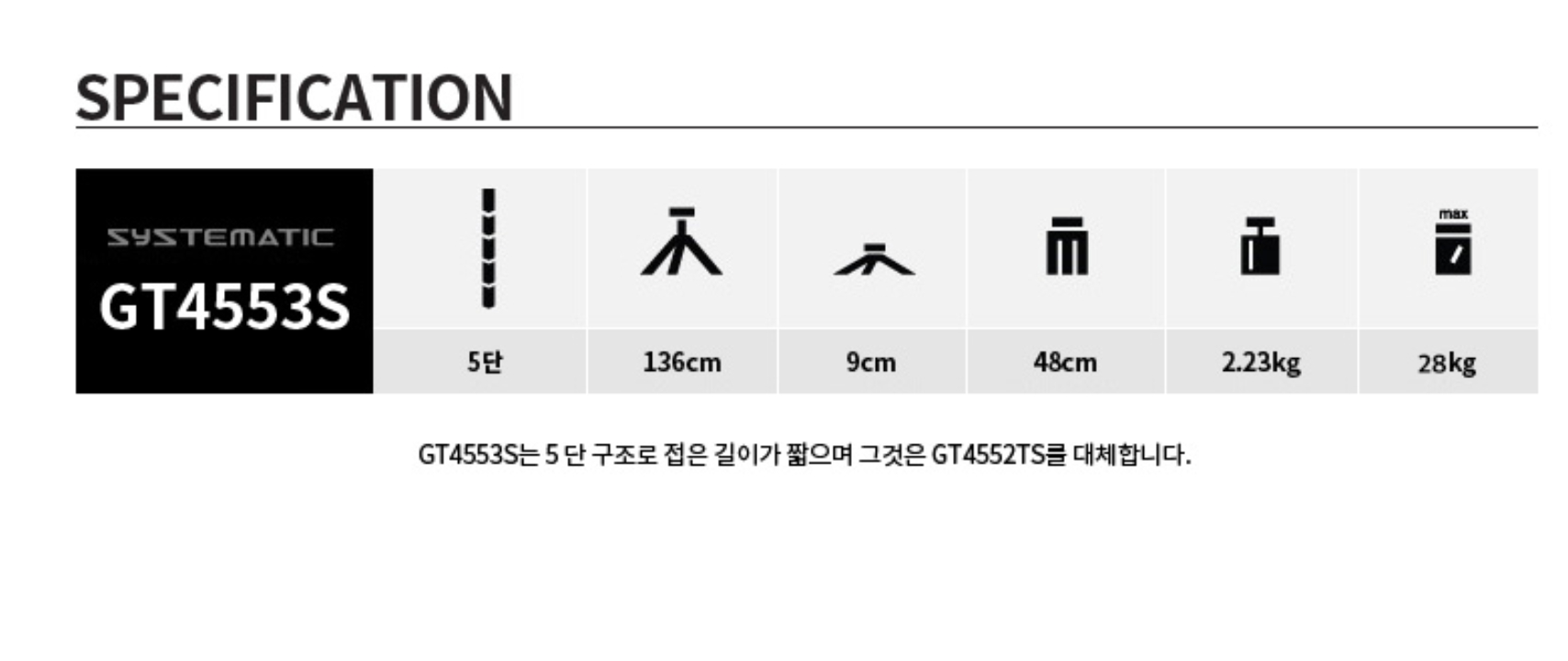 짓조 삼각대 gt4553s+레벨링베이스GS3321V75(하프볼포함)+마킨스볼헤드 이미지