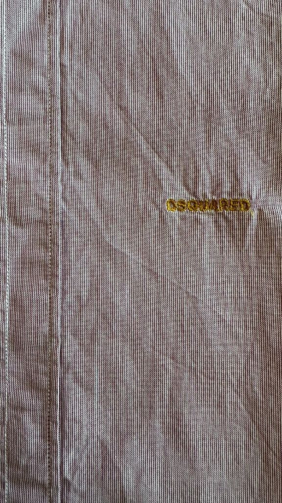 디스퀘어드 DSQUARED 셔츠 남방 정장 슈트 신사 정품 새상품급44사이즈슬림하지 않아요레이저 각인 단추드레스 캐 이미지