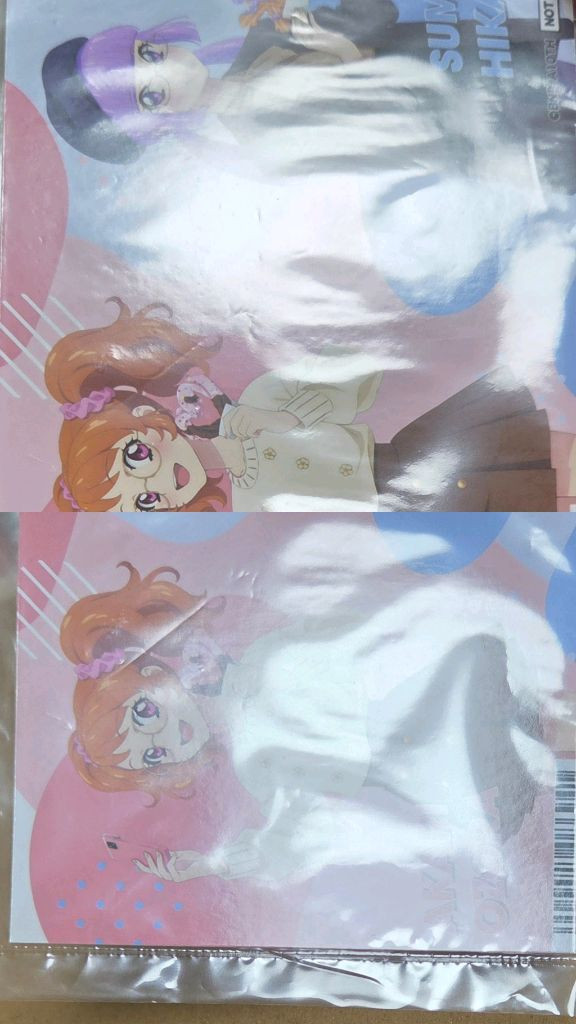 아이카츠 아이엠스타 아카리 하늘 스키마스토어 eeo 트리코롤 체크 코디 아크릴, 봄의 아이카츠 브로마이드 일괄 판매 이미지