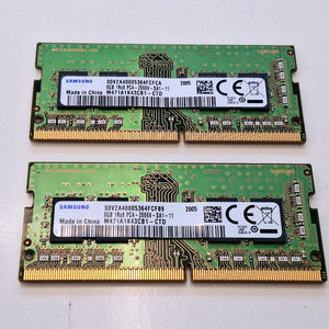 삼성 노트북 램 ddr4 8gb pc-2666v 2개 이미지