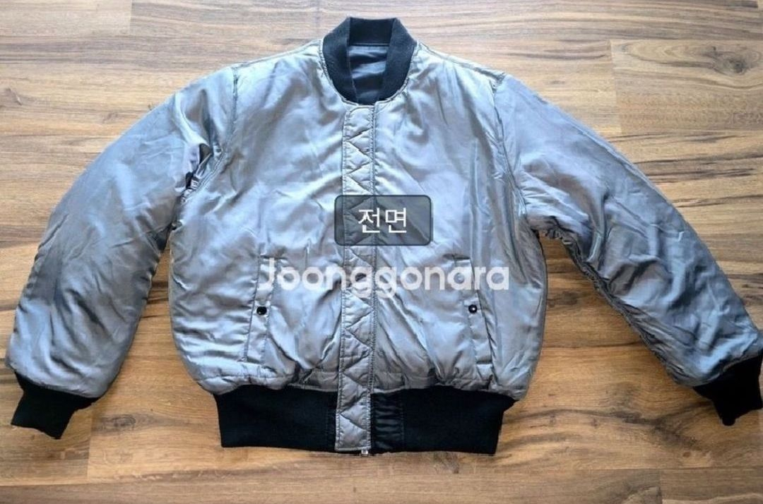 ( 가격인하 ) 정품 알파인더스트리 항공점퍼 [ 한정판 ] MA-1 블랙 블루종 XL 이미지