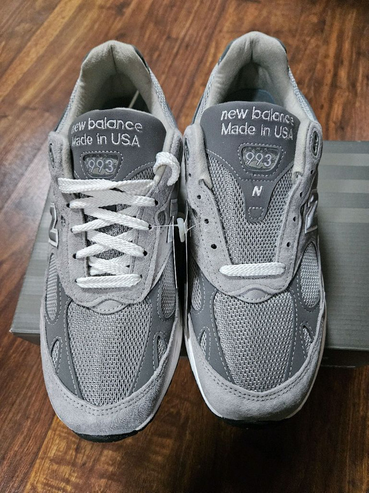 (265) 뉴발란스 맨즈 993 그레이 265사이즈 미공홈발 미시착 새상품 이미지