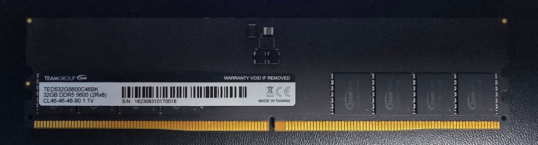TeamGroup 팀그룹 DDR5-44800 5600 32G 램 이미지
