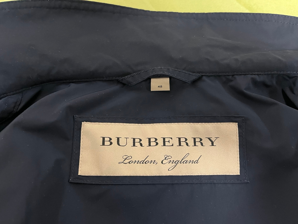 버버리 BURBERRY 네이비 후드 자켓 95~100사이즈 이미지